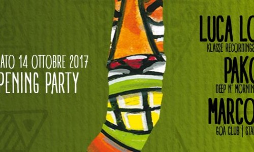 Inaugurazione Rham Club e stagione Savana Potente - Luca Lozano - Pako S - Marcolino - Sabato 14 ottobre 2017, Torino